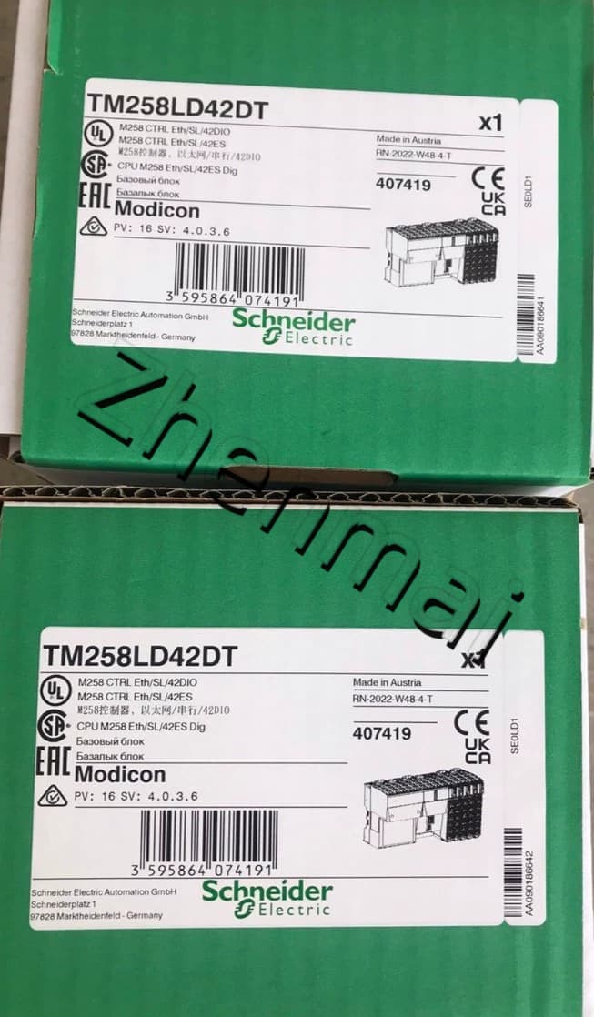100%-ban vadonatúj, eredeti és eredeti Schneider TM258LD42DT Frekvenciaváltók, megszakítók, mágneskapcsolók, védőeszközök