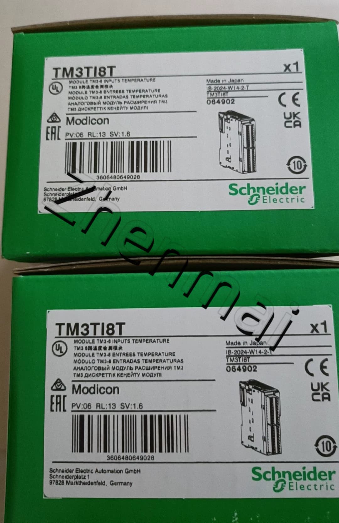 100%-ban vadonatúj, eredeti és eredeti Schneider TM3TI8T Frekvenciaváltók, megszakítók, mágneskapcsolók, védőeszközök