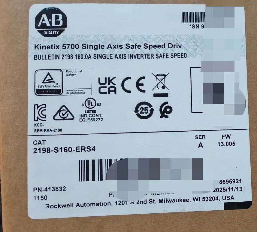 2198-S160-ERS4 Kinetix 5700 szervo, vadonatúj és eredeti