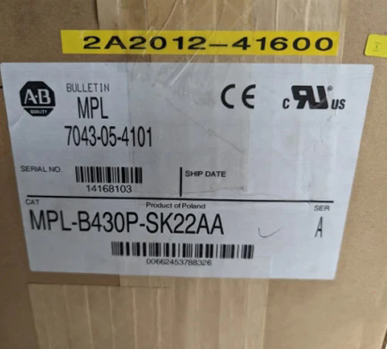 Allen Bradley MPL-B430P-SK22AA Szervomotor Bulletin MPL LL
