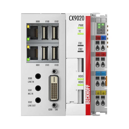 Beckhoff CX9020-0110 beágyazott PC DIN sínre szerelhető 1 GHz-es kar Cortex-A8 Ethernet vezérlőrendszer