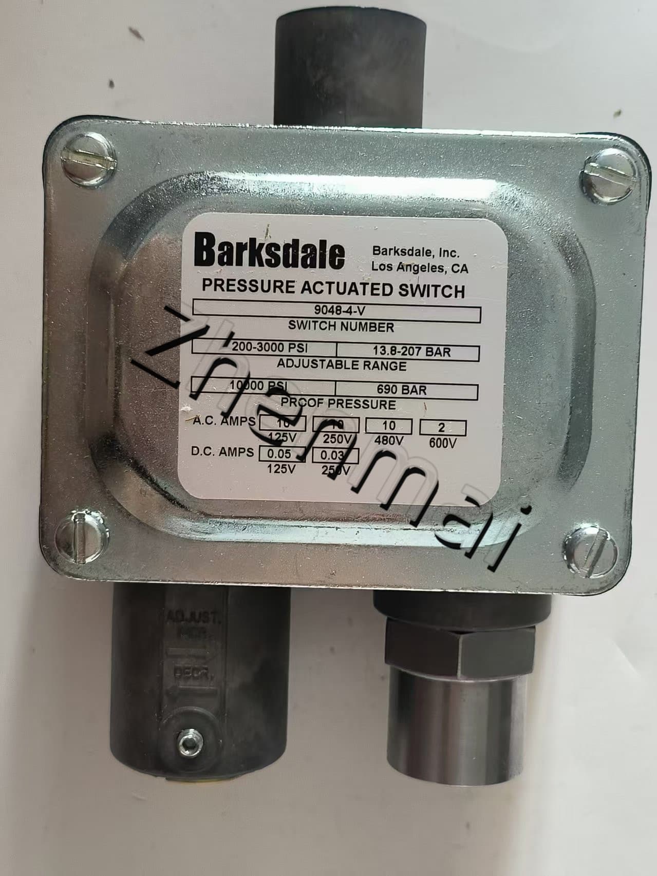 Vadonatúj eredeti Barksdale 9048-4-V nyomásérzékelő Szintkapcsoló Áramláskapcsoló Nyomáskapcsoló Gyors szállítás