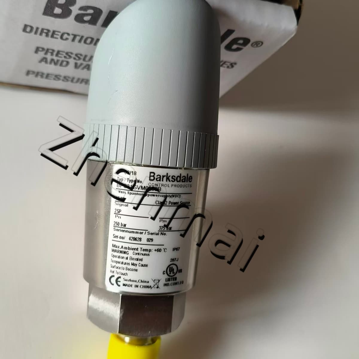 Vadonatúj eredeti Barksdale BPS31GVM0250B Nyomásérzékelő Szintkapcsoló Áramláskapcsoló Nyomáskapcsoló Gyors szállítás