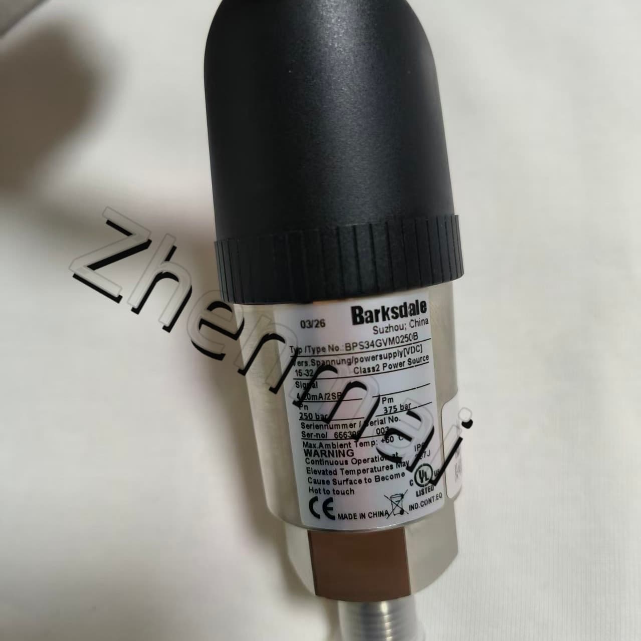 Vadonatúj eredeti Barksdale BPS34GVM0250B Nyomásérzékelő Szintkapcsoló Áramláskapcsoló Nyomáskapcsoló Gyors szállítás