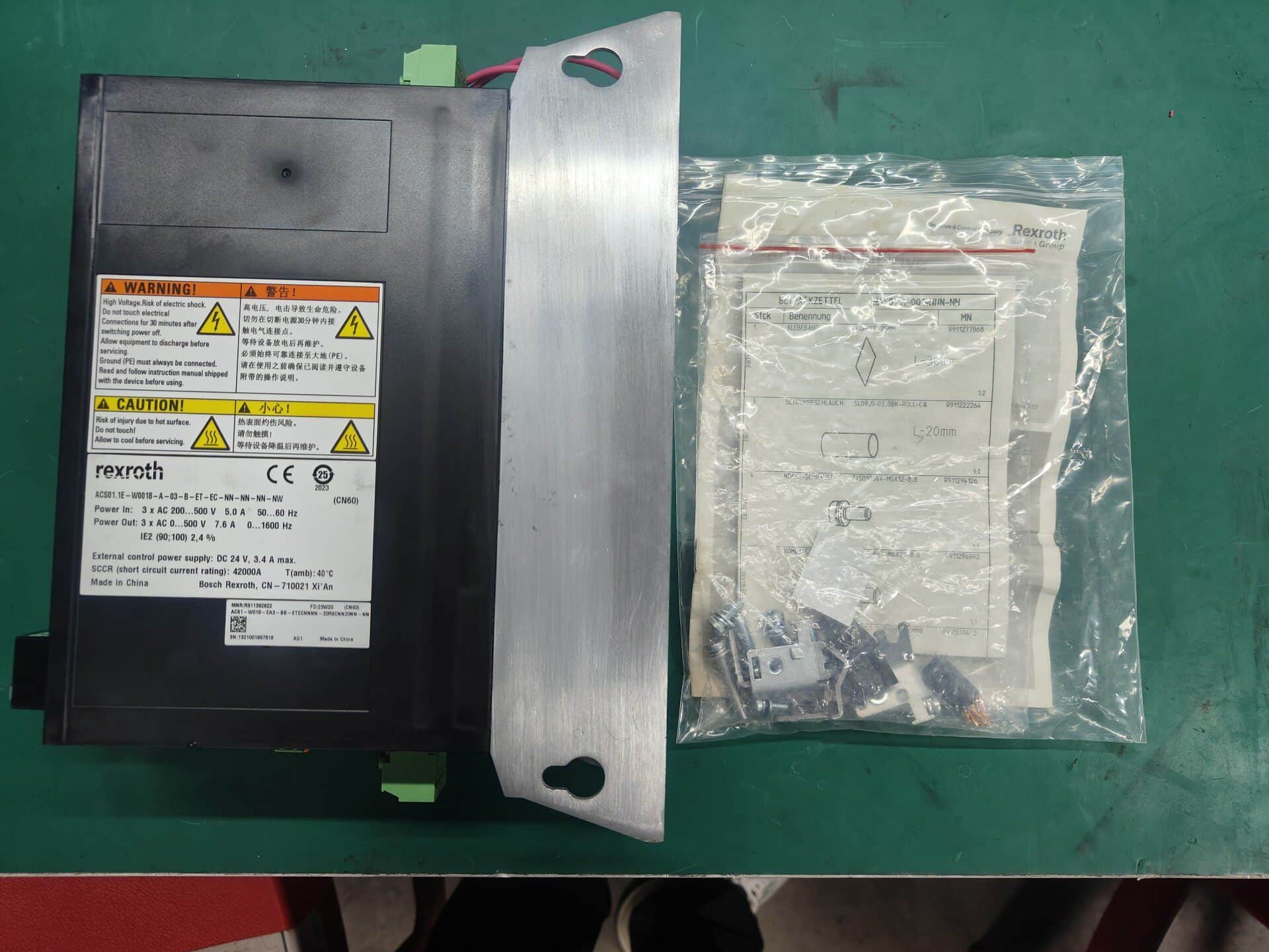 Vadonatúj eredeti Bosch Rexroth szervomotor ACS01.1E-W0018-A-03-B-ET-EC-NN-NN-NW szervomotor gyors szállítás