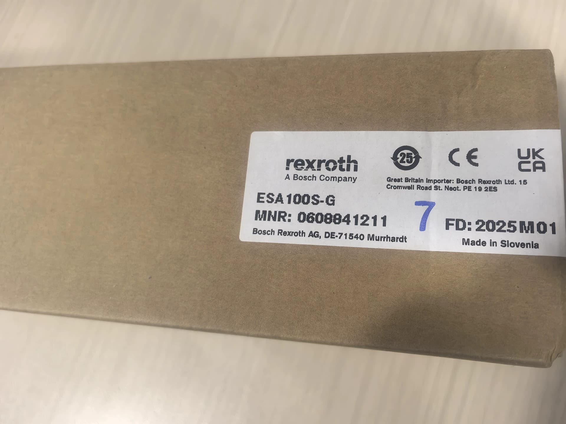 Vadonatúj eredeti Bosch Rexroth szervohajtás Elektromos nyomatékkulcs ESA100S-G szervomotor gyors szállítás