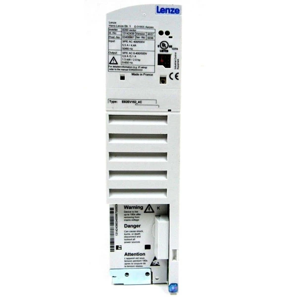 Új eredeti Lenze E82EV152-4C 1.5kW inverter 380-480V DHL FedEx gyors szállítás